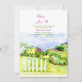 Little Garden Invitation Kaart (Voorkant)