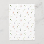 Little Garden Wedding Enclosure Kaart (Achterkant)