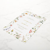 Little Garden Wedding Folie Invitation Folie Uitnodiging (Gedraaid)