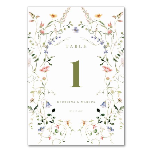 Little Garden Wedding Kaart (Achterkant)