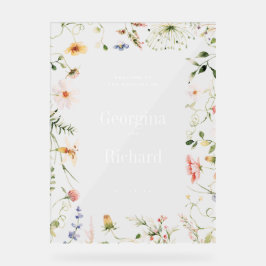 Little Garden Wedding Welkomstbord Acryl Bord