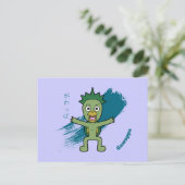 Little Gawappa Yokai Briefkaart (Staand voorkant)