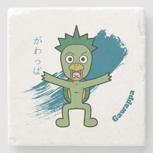 Little Gawappa Yokai Stenen Onderzetter (Voorkant)