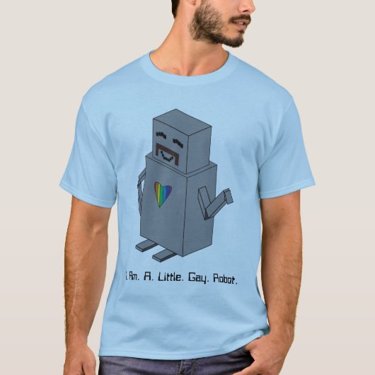 Little Gay Robot T-shirt (Voorkant)
