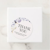 Little Gekke Goose Baby shower Round Bedankjes Labels (In situ)