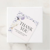 Little Gekke Goose Baby shower Square Bedankjes Labels (In situ)