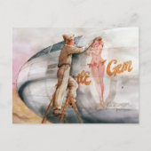 "Little Gem" Nose Art Briefkaart (Voorkant)