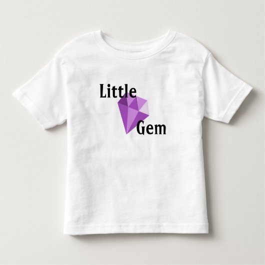 Little Gem Paars Toddler T-shirt (Voorkant)