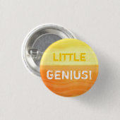 Little Genius - knoopbadge Ronde Button 3,2 Cm (Voorkant /achterkant)