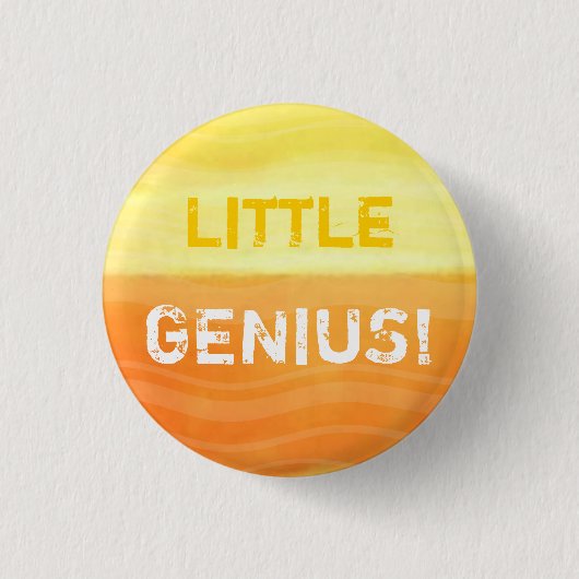 Little Genius - knoopbadge Ronde Button 3,2 Cm (Voorkant)