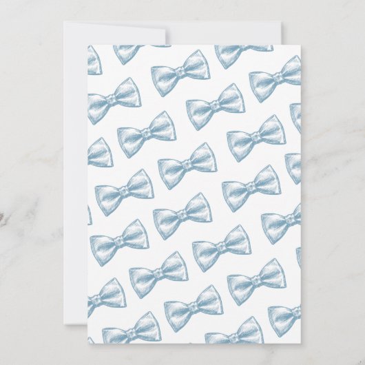 Little Gentleman 1st Birthday  Kaart (Achterkant)