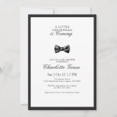 Little Gentleman Baby shower Invitation Bedankkaart (Voorkant)
