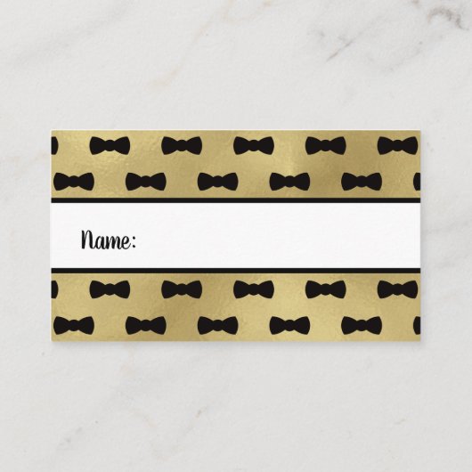 Little Gentleman Luier Raffle Ticket, Tuxedo Visitekaartje (Achterkant)