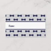 Little Gentleman Luier Raffle Ticket, Tuxedo Visitekaartje (Achterkant)