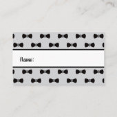 Little Gentleman Luier Raffle Ticket, Tuxedo Visitekaartje (Achterkant)