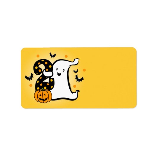 Little Ghost 2e verjaardag Etiket (Voorkant)