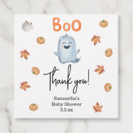 Little ghost - baby shower dank u bedankjes labels