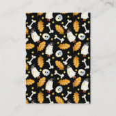 Little Ghost Baby shower Diaper Raffle Ticket Informatiekaartje (Achterkant)