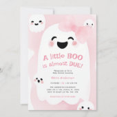 Little Ghost Boo Halloween Baby shower Kaart (Voorkant)