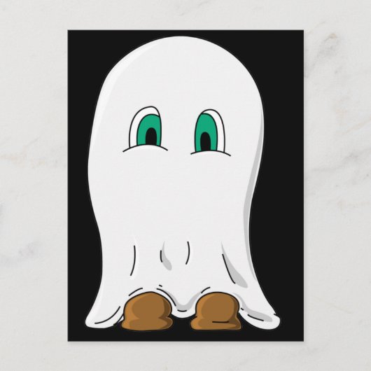 Little Ghost Briefkaart (Voorkant)