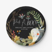 Little Ghost | Cute Halloween Baby shower Papieren Bordje (Voorkant)