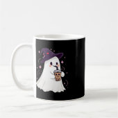 Little Ghost Ice Coffee Spooky Seizoen Schattige G Koffiemok (Links)