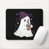 Little Ghost Ice Coffee Spooky Seizoen Schattige G Muismat (Met muis)