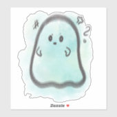 Little ghost is angry  sticker (Vel)