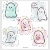 Little ghost party 1 separate  sticker (Vel)