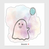Little ghost with balloon  sticker (Vel)