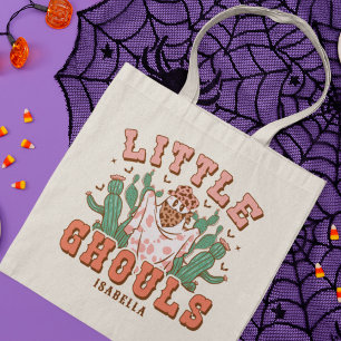 Little Ghouls Halloween Ghost Gepersonaliseerde na Tote Bag
