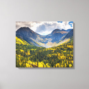 Little Giant & Kendall Peak, Silverton, Colorado Canvas Afdruk