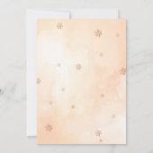 Little Gingerbread 1st Birthday Christmas Kaart (Achterkant)