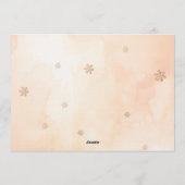 Little Gingerbread 2nd Birthday Christmas Photo  Kaart (Achterkant)