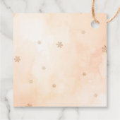 Little Gingerbread Birthday Christmas Thank you  Bedankjes Labels (Achterkant)