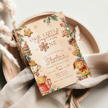 Little Gingerbread Christmas 1st Birthday