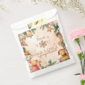 Little Gingerbread Christmas Birthday Thank you  Bedankzakje (Gezegeld)