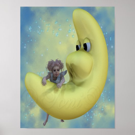 Little Girl Angel op Play Poster (Voorkant)