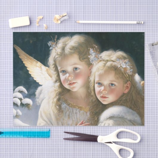 Little Girl Angels Tissuepapier (Craft)