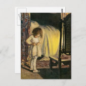  Little Girl Art briefkaart (Voorkant / Achterkant)