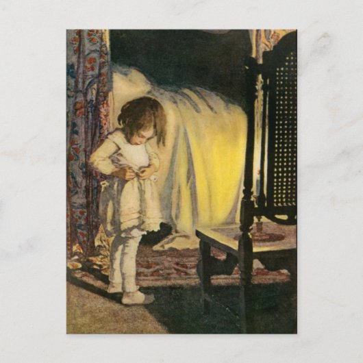  Little Girl Art briefkaart (Voorkant)