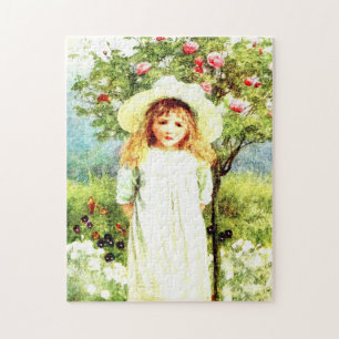 LITTLE GIRL  ART JIGSAW PUZZLE LEGPUZZEL