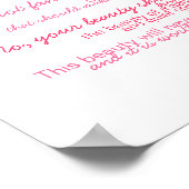 Little Girl Beauty-scripts Poster (Hoek)