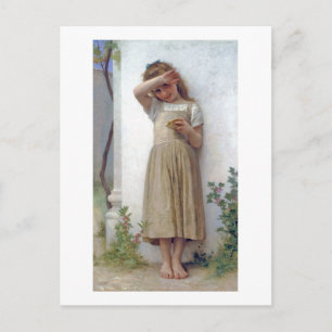 Little Girl, Bouguereau Briefkaart