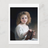 Little Girl, Bouguereau Briefkaart (Voorkant)