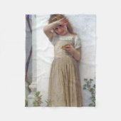 Little Girl, Bouguereau Fleece Deken (Voorkant)