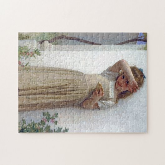 Little Girl, Bouguereau Legpuzzel (Horizontaal)