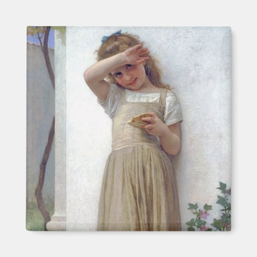 Little Girl, Bouguereau Magneet (Voorkant)