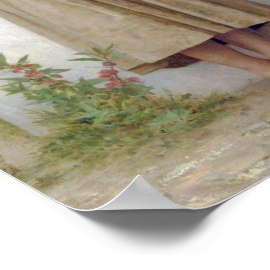 Little Girl, Bouguereau Poster (Hoek)