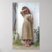 Little Girl, Bouguereau Poster (Voorkant)